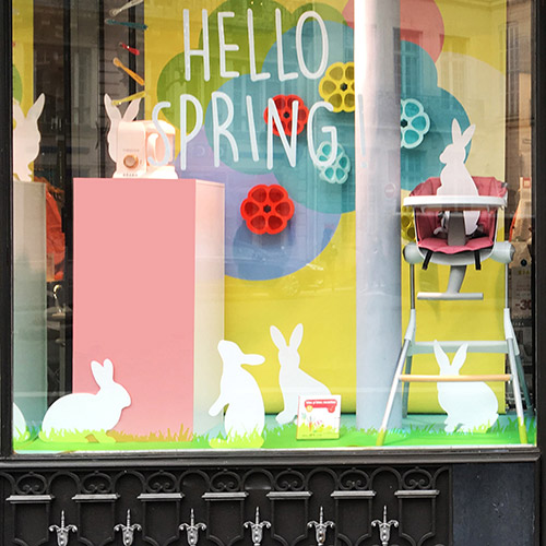 Décoration de vitrine / animation à thème