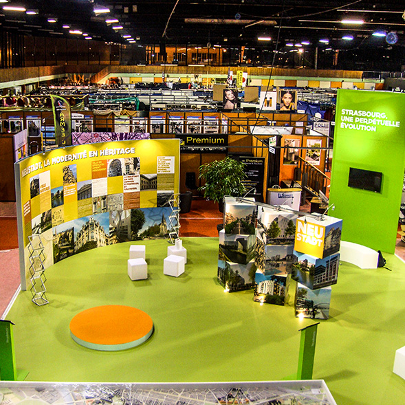 Stand pour la Ville de Strasbourg
