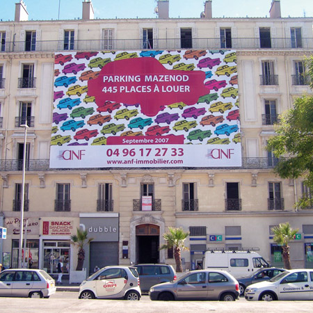 panneau extérieur sur toile