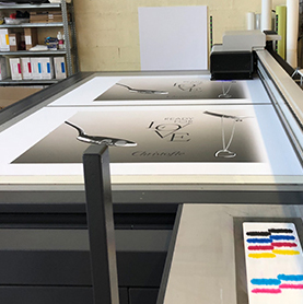 machine d'impression numérique chez Groupe DEA dernière technologie