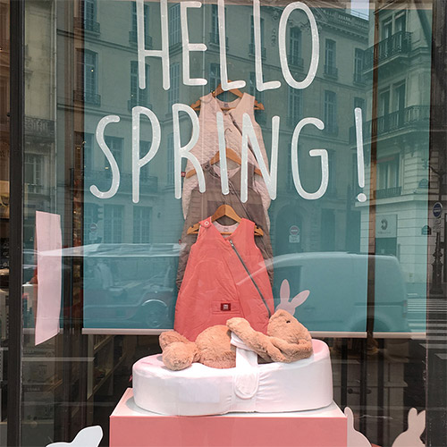 Décoration vitrine fait par Groupe DEA