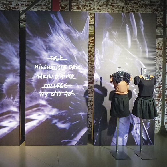 Toile tendue en fond de scene pour un Musée à Moulins, le Centre National du Costume de Scène