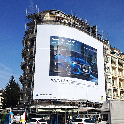 Toile monumentale Clear Channel
